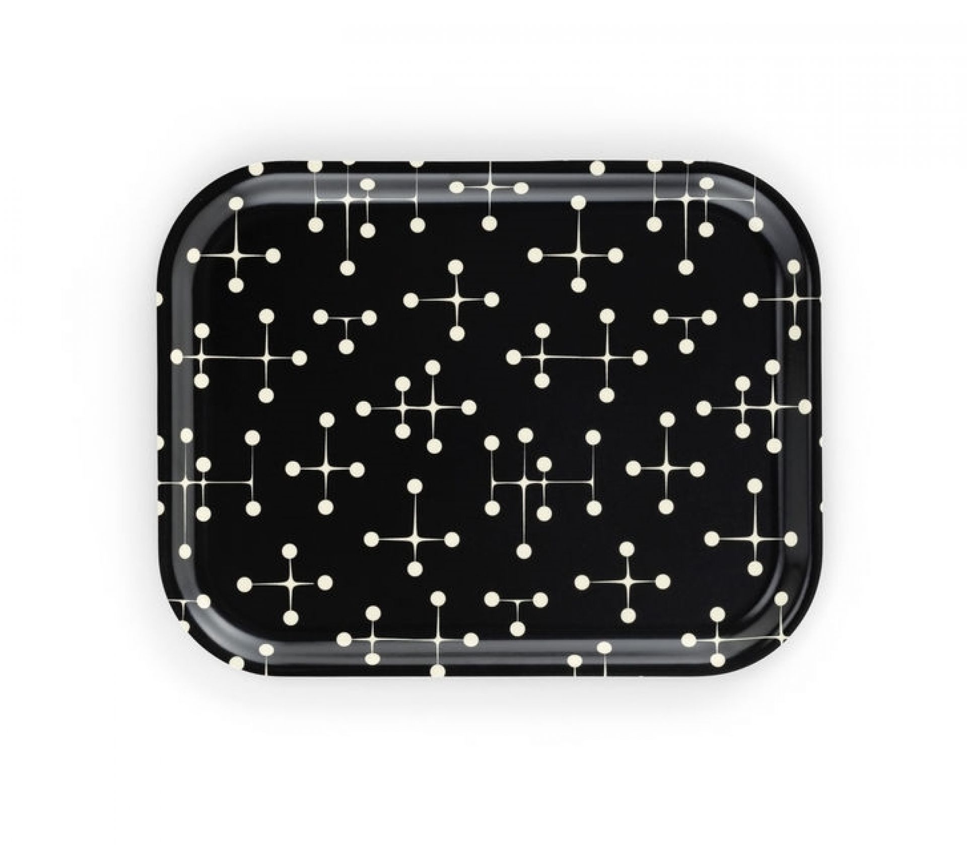 Classic Tray Medium Tablett Vitra Dot Pattern reverse dark